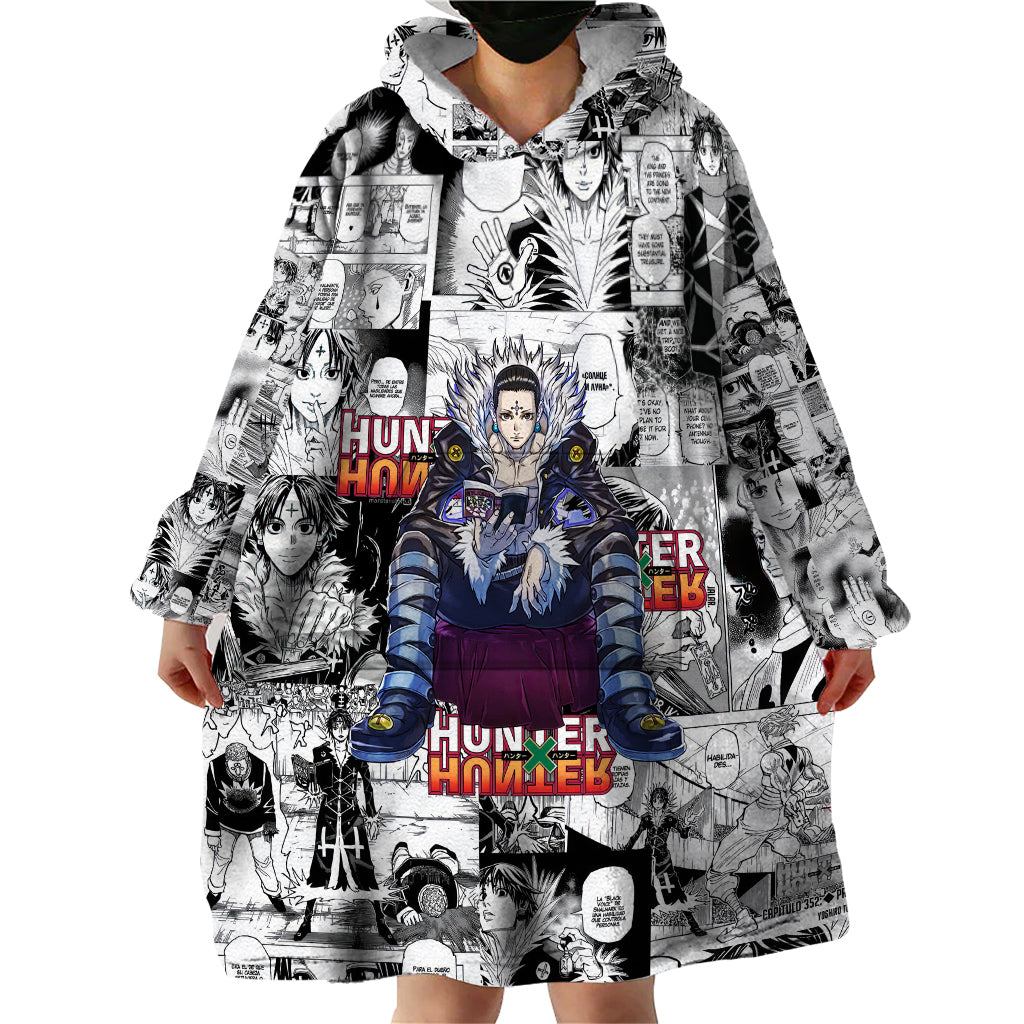 Chrollo Lucilfer Hunter X Hunter Wearable Blanket Hoodie Manga Mix Anime Style