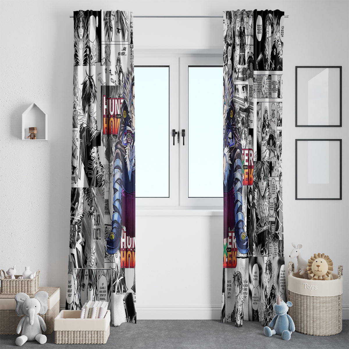 Chrollo Lucilfer Hunter X Hunter Window Curtain Manga Mix Anime Style
