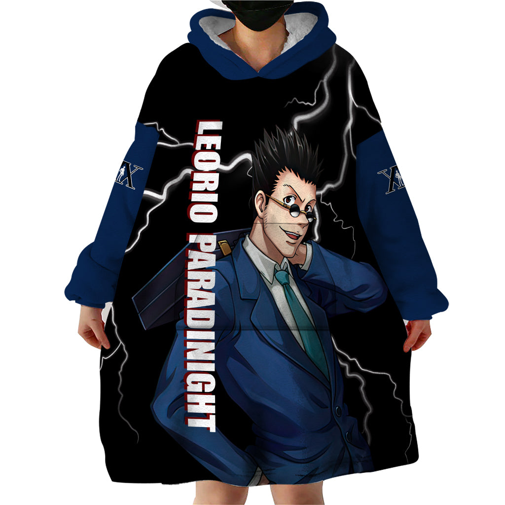 Leorio Hunter X Hunter Wearable Blanket Hoodie Anime Style