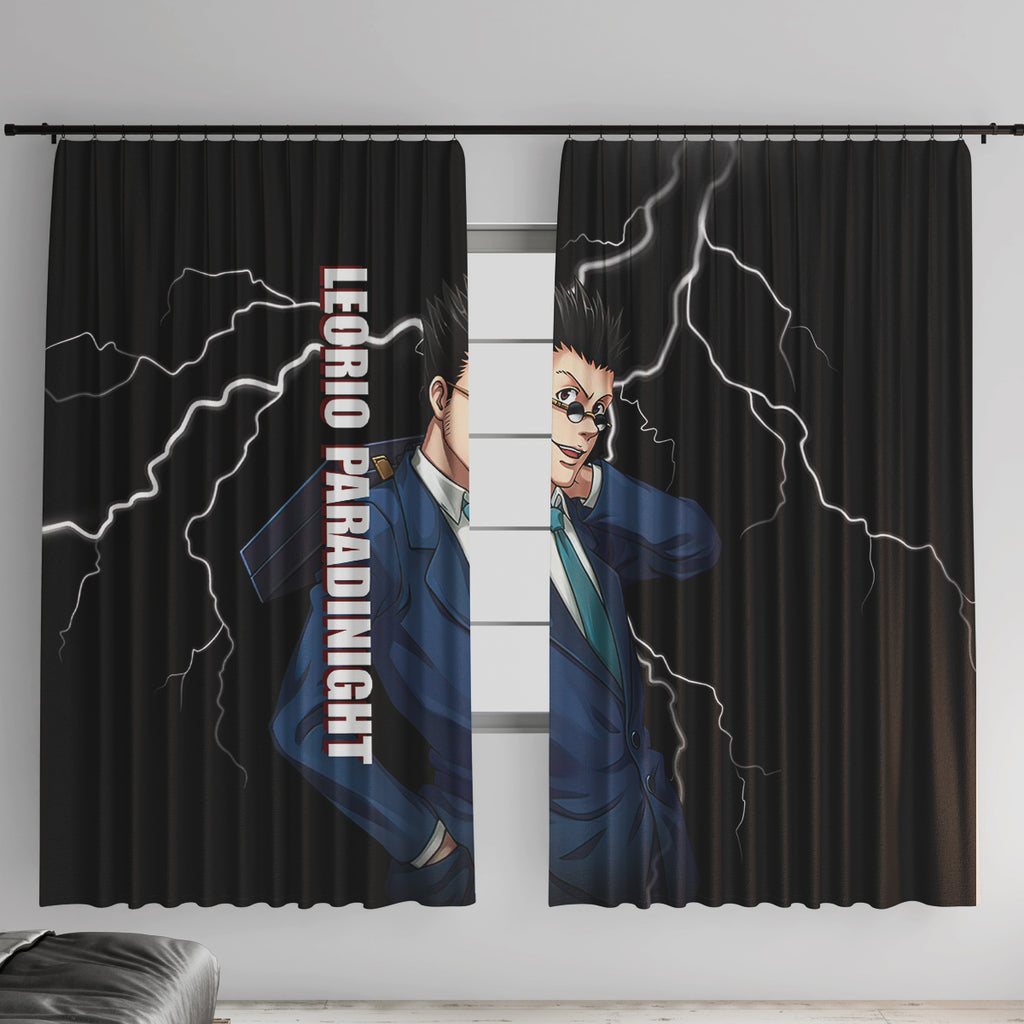 Leorio Hunter X Hunter Window Curtain Anime Style
