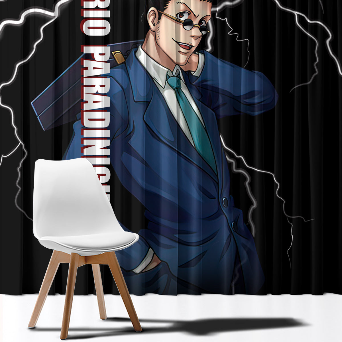 Leorio Hunter X Hunter Window Curtain Anime Style