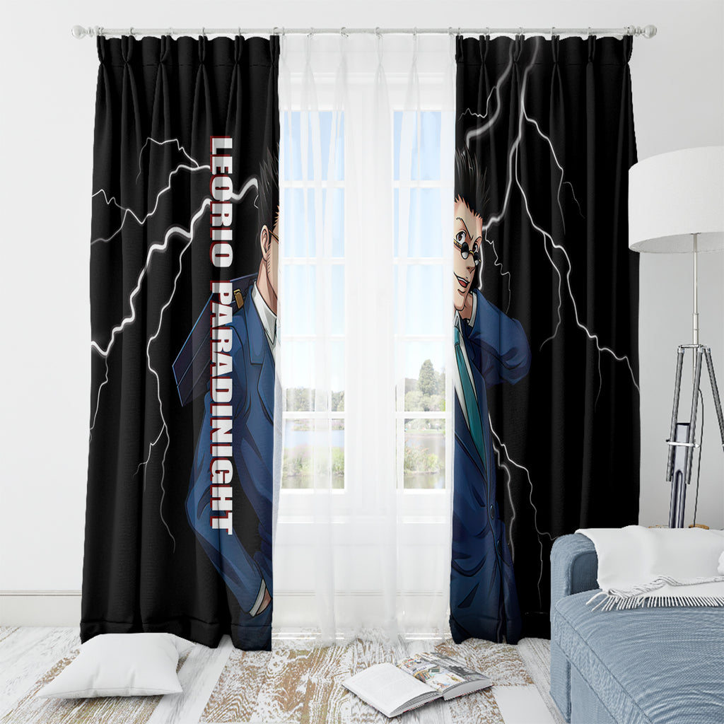 Leorio Hunter X Hunter Window Curtain Anime Style