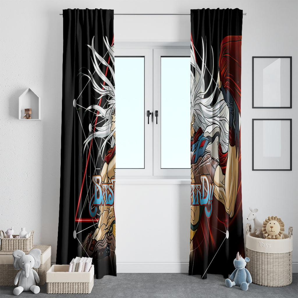 Dark Schneider Basrard Window Curtain Anime Style