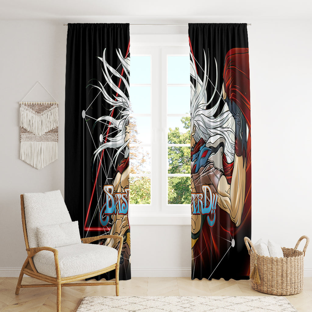 Dark Schneider Basrard Window Curtain Anime Style