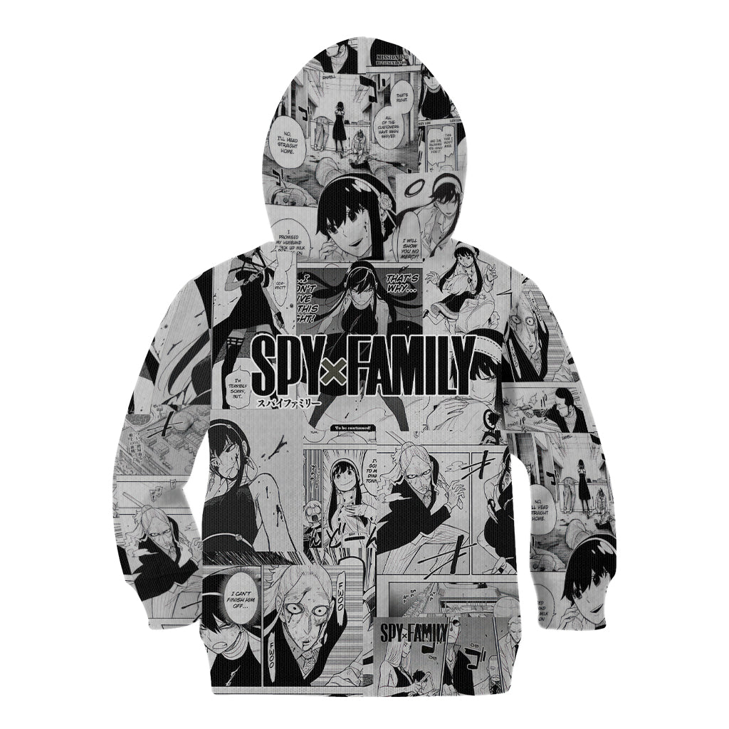 Yor Forger Spy X Family Kid Hoodie Manga Mix Anime Style