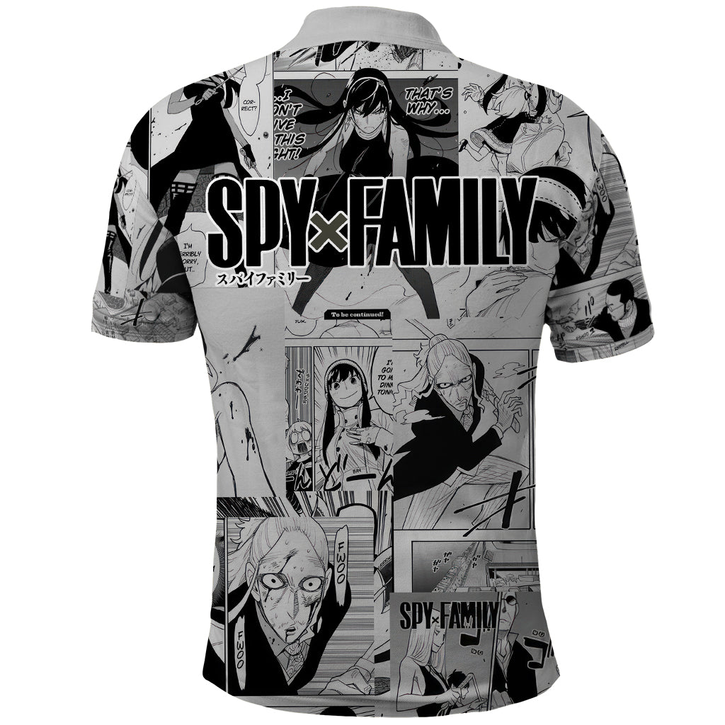 Yor Forger Spy X Family Polo Shirt Manga Mix Anime Style