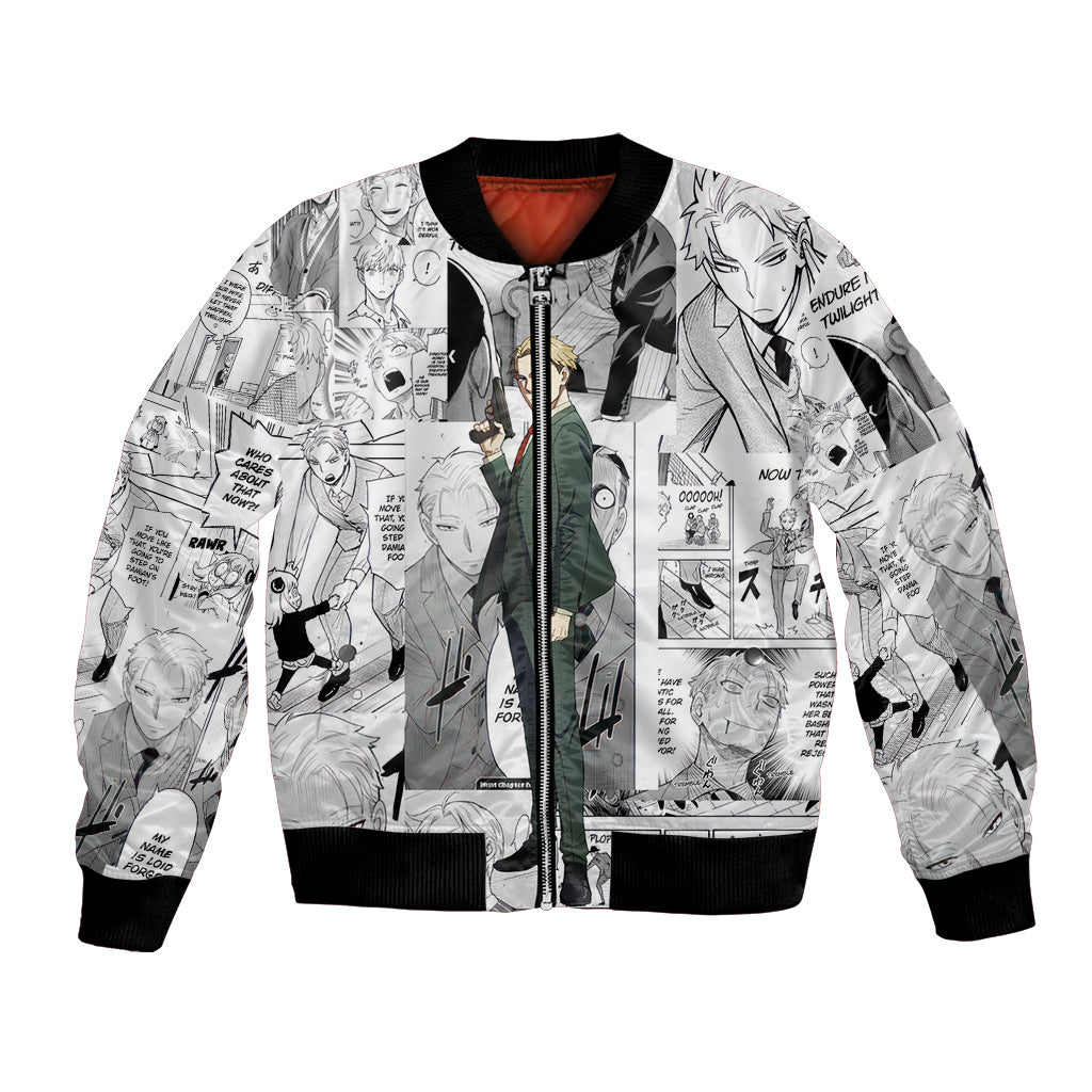 Loid Forger Spy X Family Bomber Jacket Manga Mix Anime Style