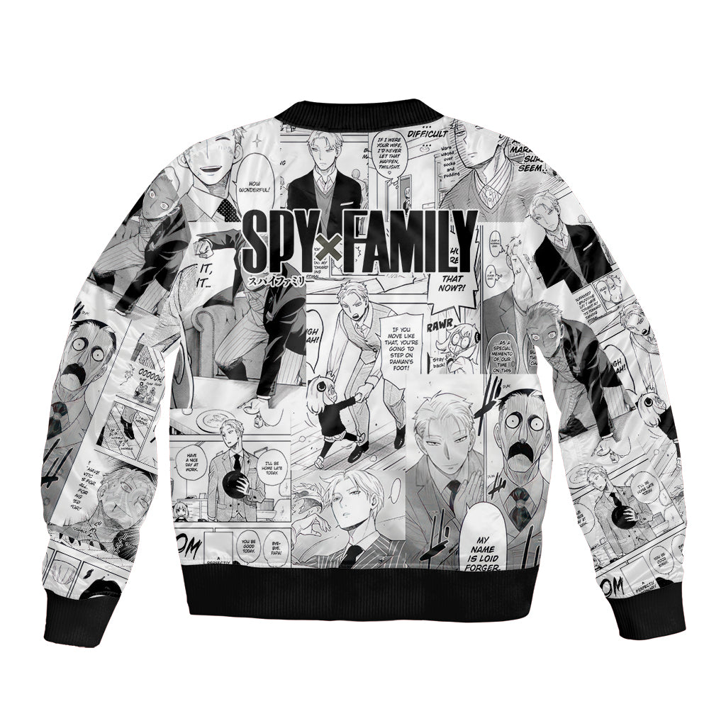Loid Forger Spy X Family Bomber Jacket Manga Mix Anime Style
