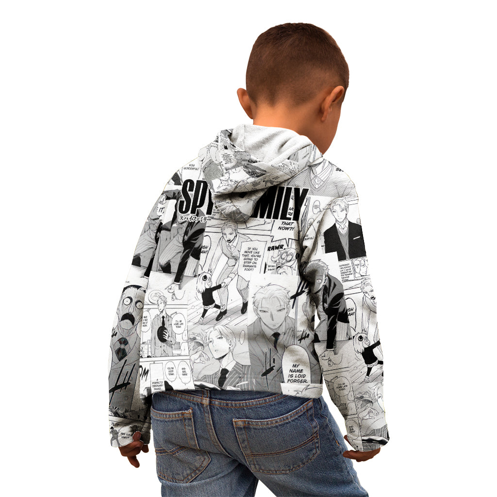Loid Forger Spy X Family Kid Hoodie Manga Mix Anime Style