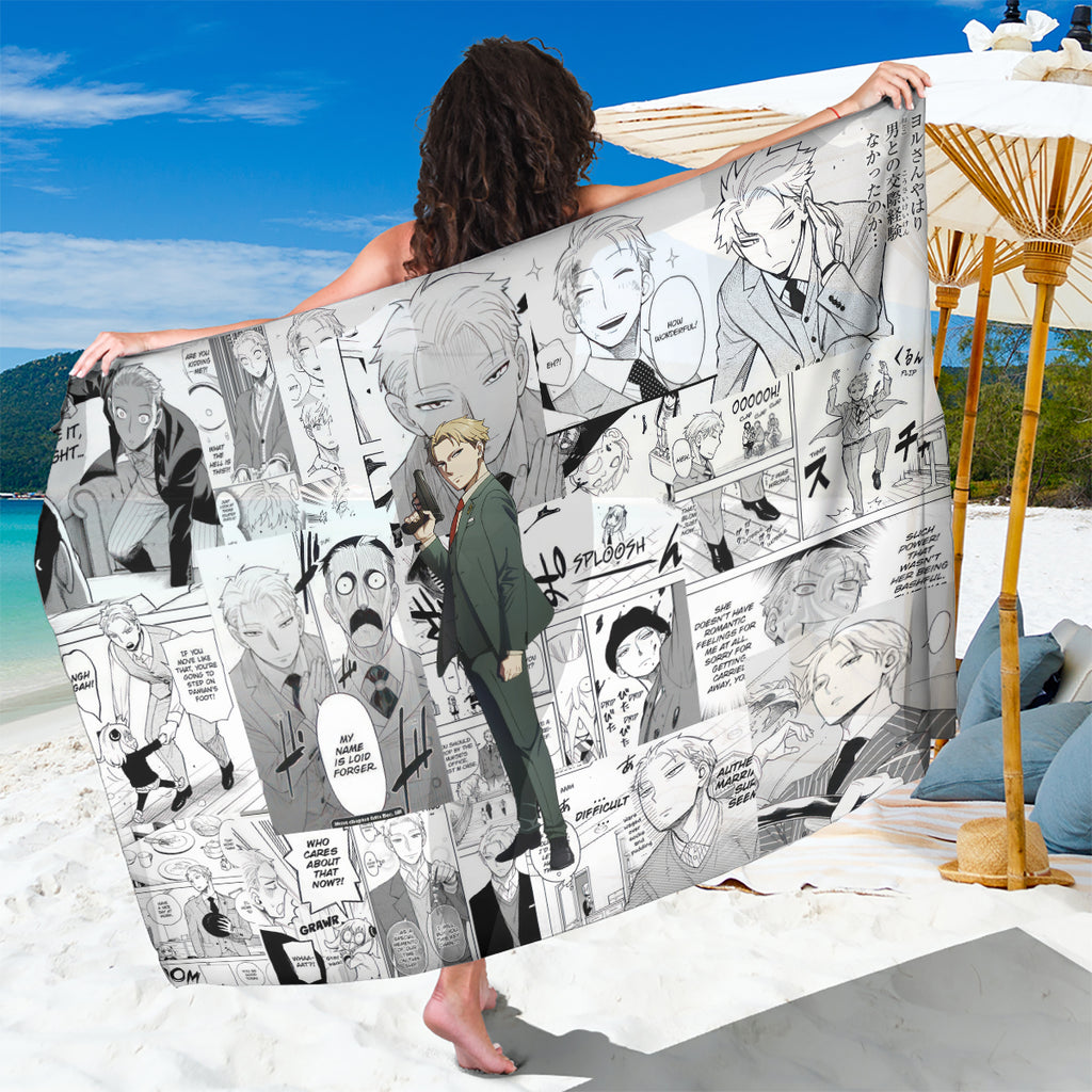 Loid Forger Spy X Family Sarong Manga Mix Anime Style