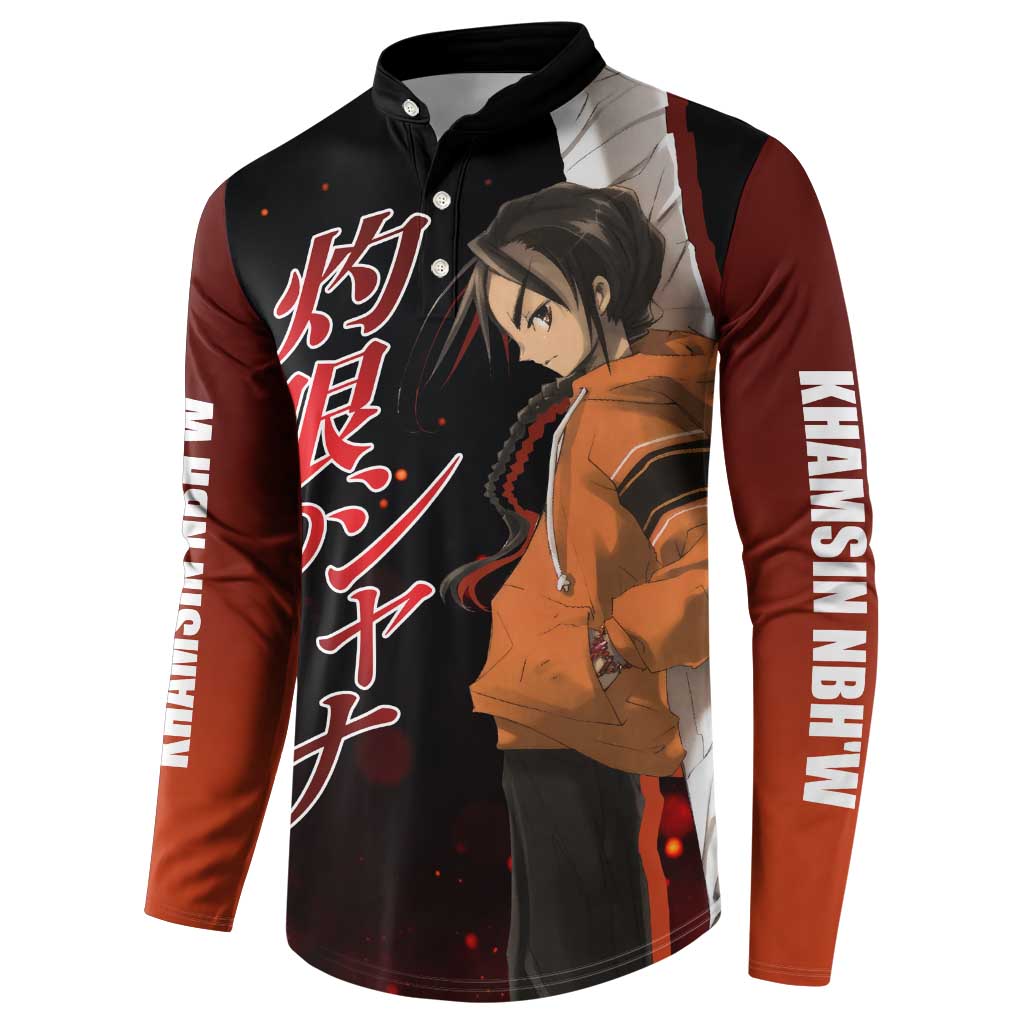 Khamsin Nbh'w - Shakugan no Shana Button Sweatshirt Anime Style