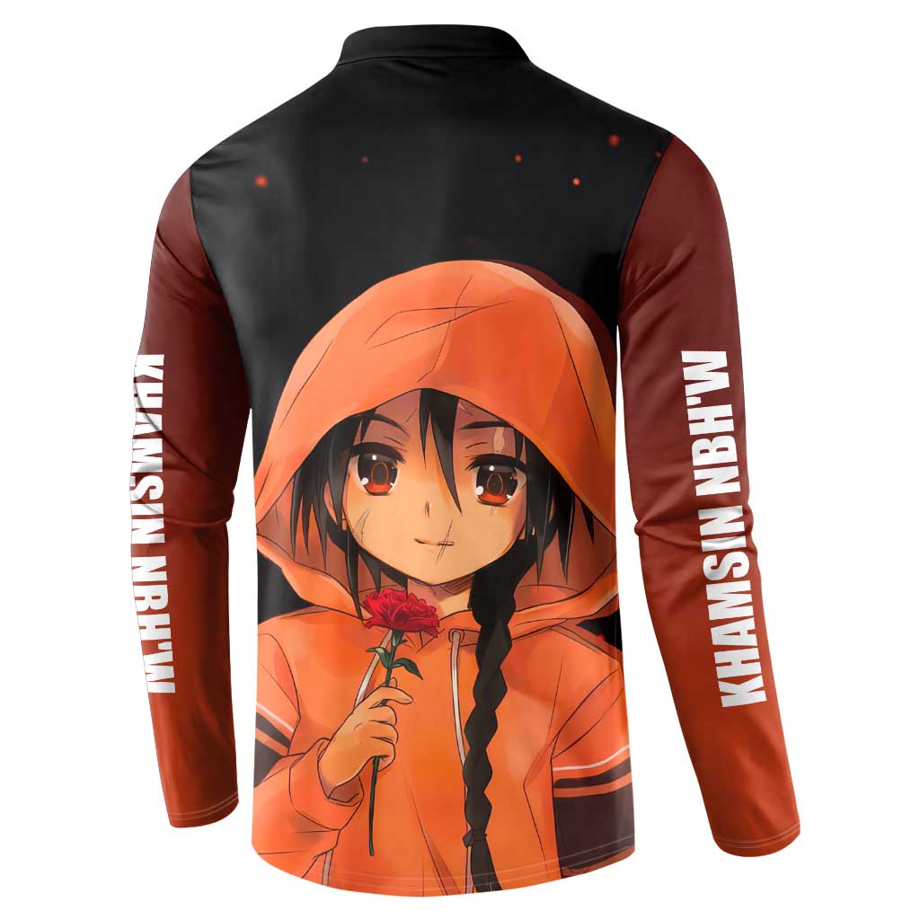 Khamsin Nbh'w - Shakugan no Shana Button Sweatshirt Anime Style
