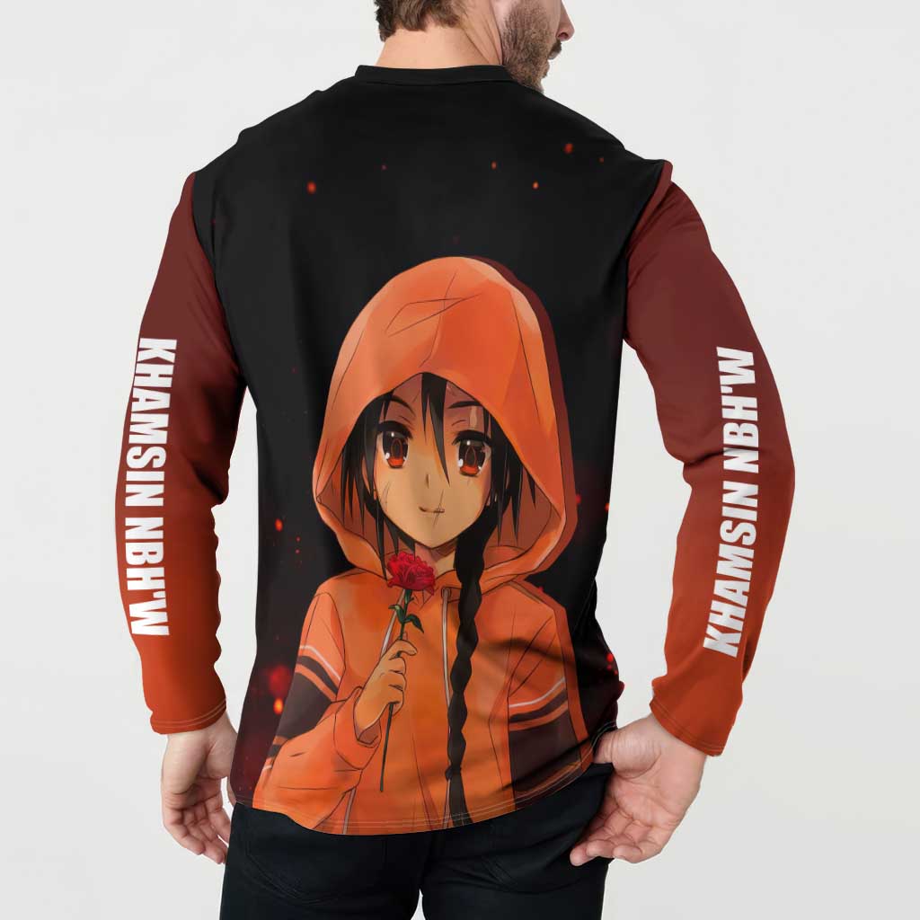 Khamsin Nbh'w - Shakugan no Shana Button Sweatshirt Anime Style