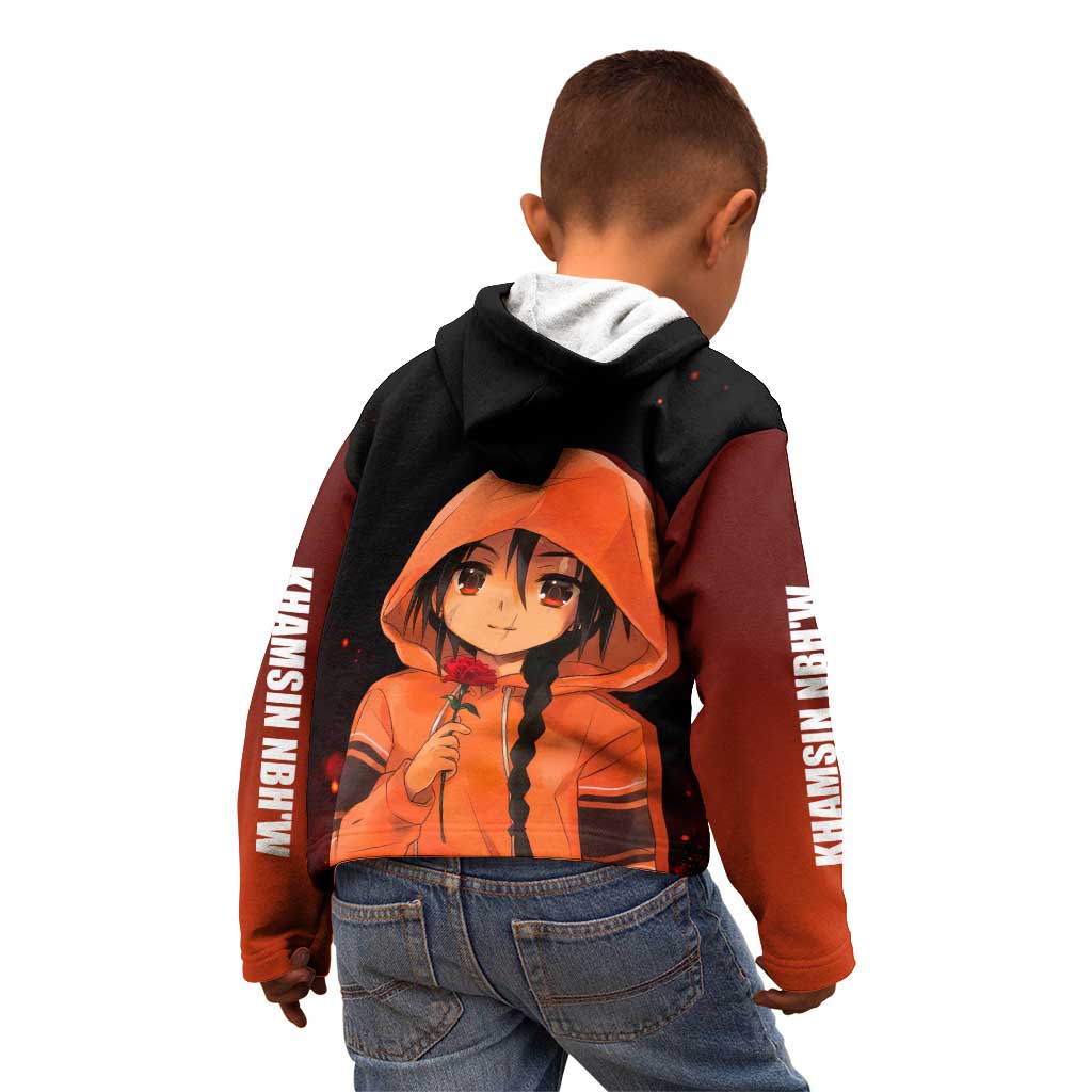 Khamsin Nbh'w - Shakugan no Shana Kid Hoodie Anime Style