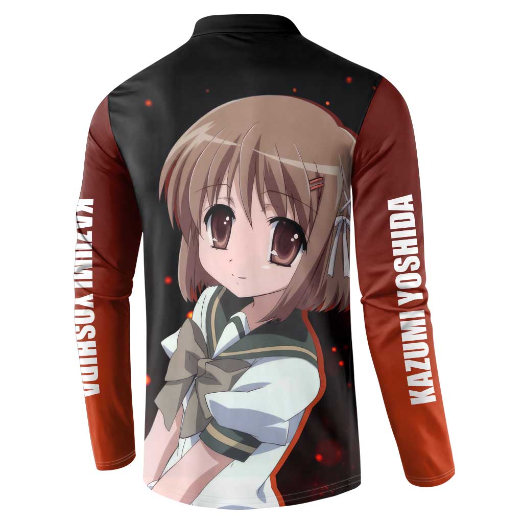 Kazumi Yoshida - Shakugan no Shana Button Sweatshirt Anime Style
