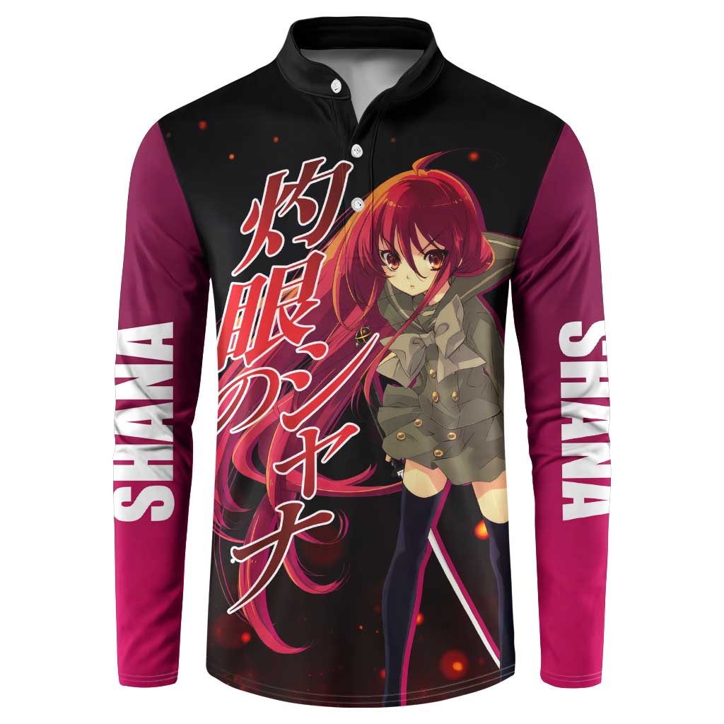 Shana - Shakugan no Shana Button Sweatshirt Anime Style