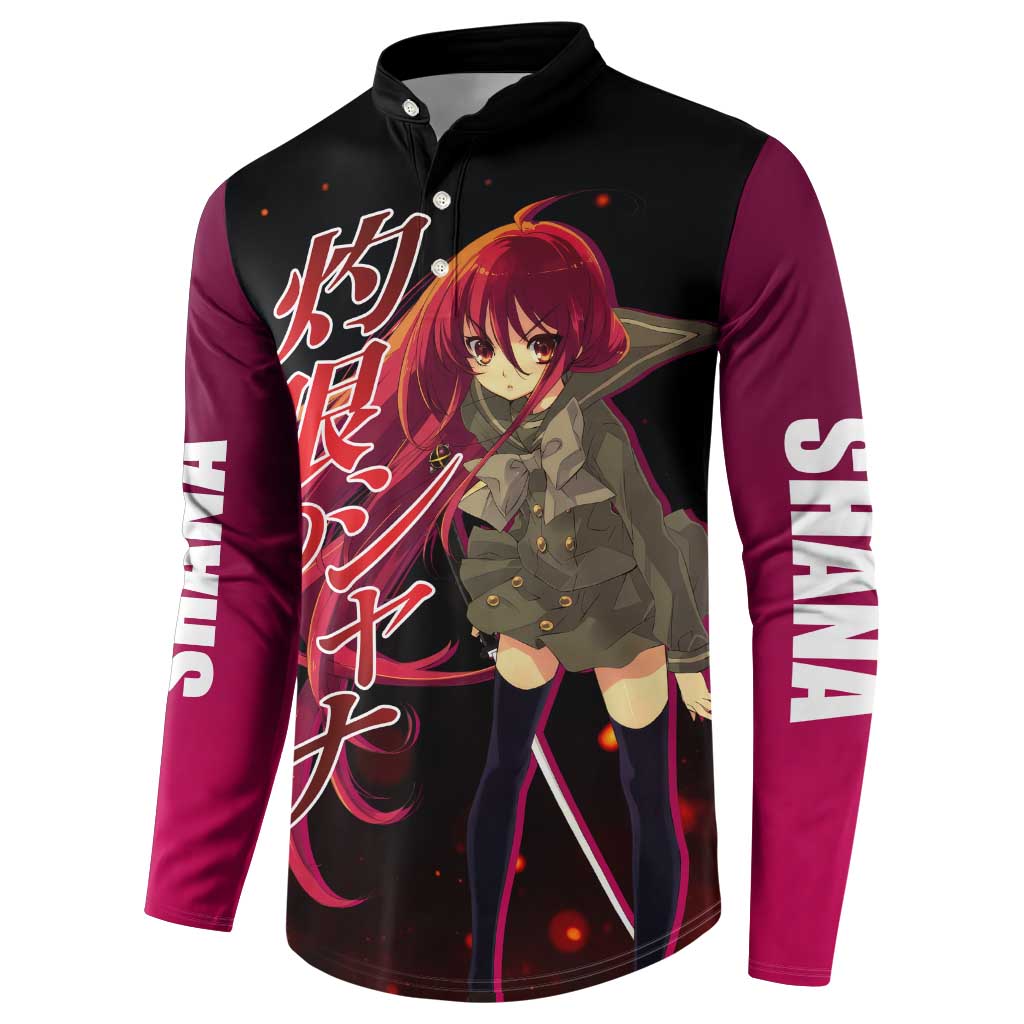 Shana - Shakugan no Shana Button Sweatshirt Anime Style