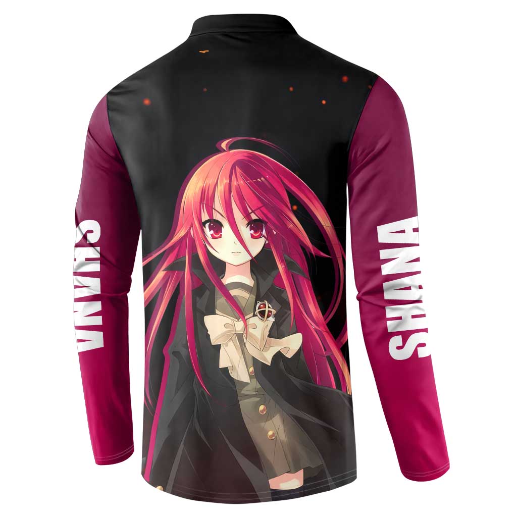 Shana - Shakugan no Shana Button Sweatshirt Anime Style