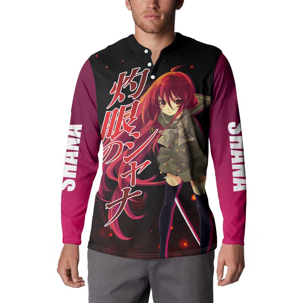 Shana - Shakugan no Shana Button Sweatshirt Anime Style