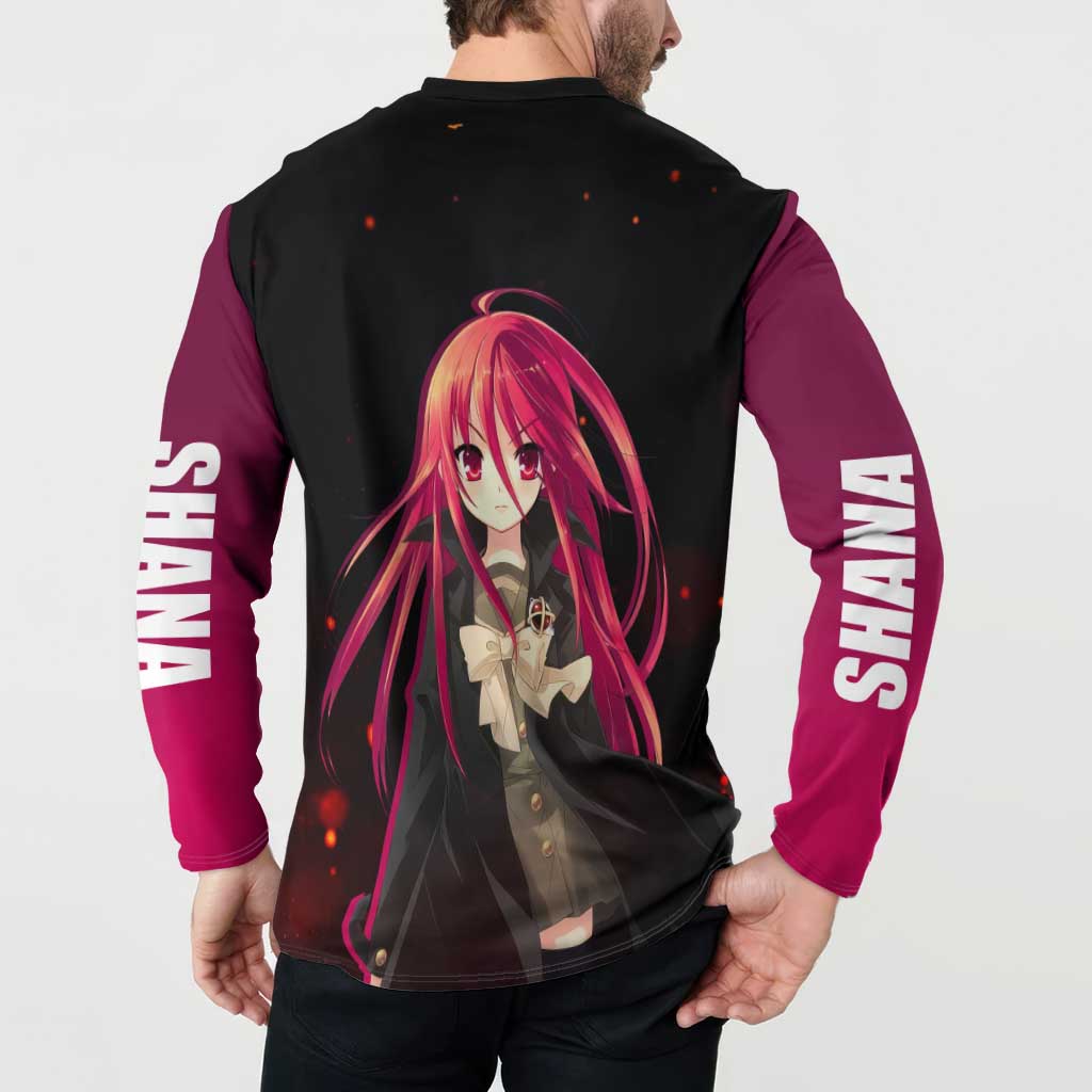 Shana - Shakugan no Shana Button Sweatshirt Anime Style