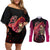 Shana - Shakugan no Shana Couples Matching Off Shoulder Short Dress and Long Sleeve Button Shirt Anime Style