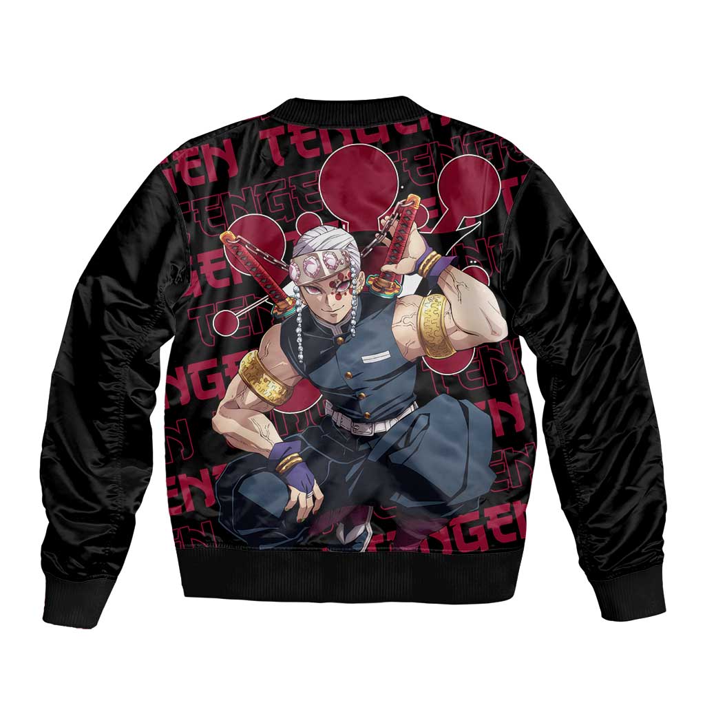 Tengen Uzui - Demon Slayer Bomber Jacket Anime Style