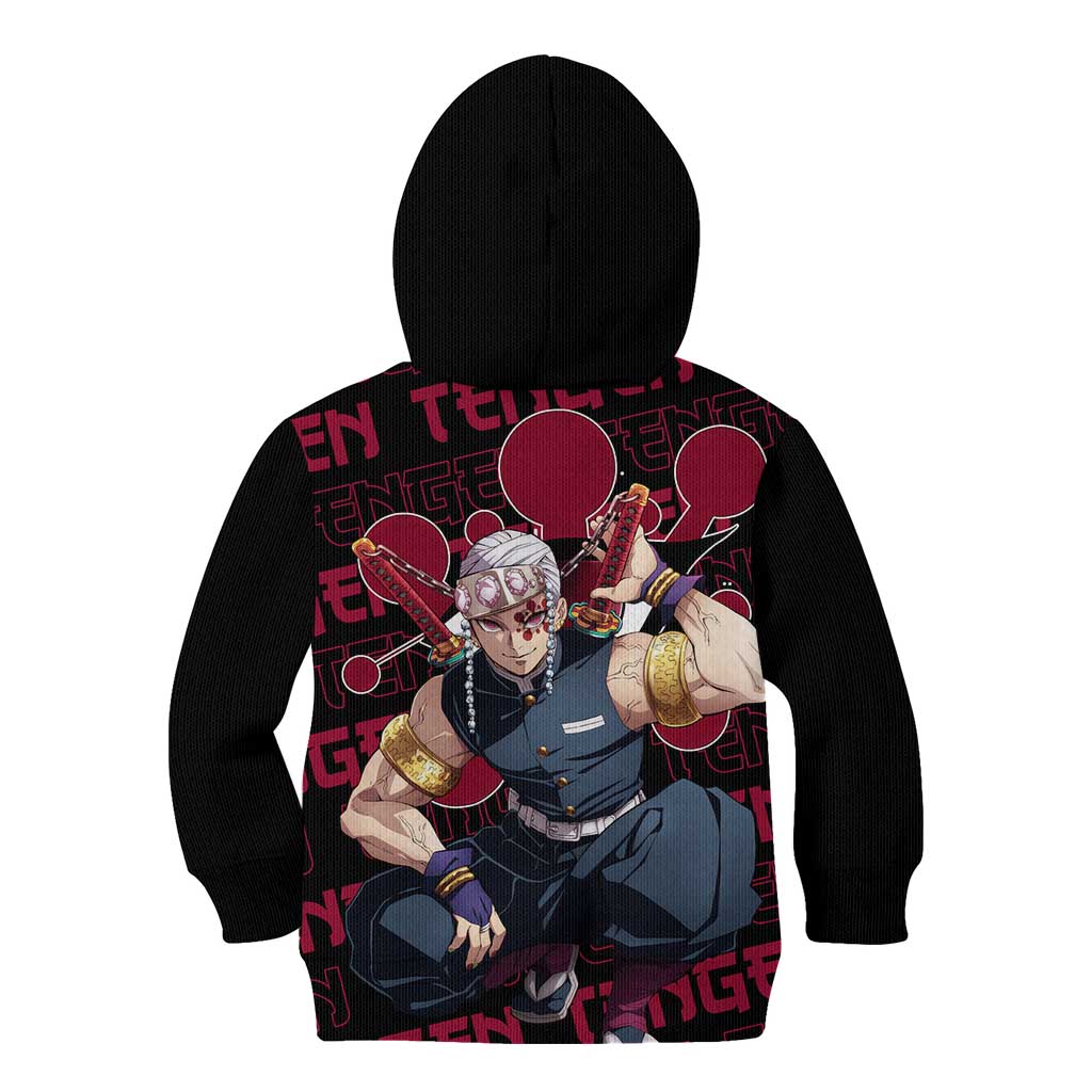 Tengen Uzui - Demon Slayer Kid Hoodie Anime Style