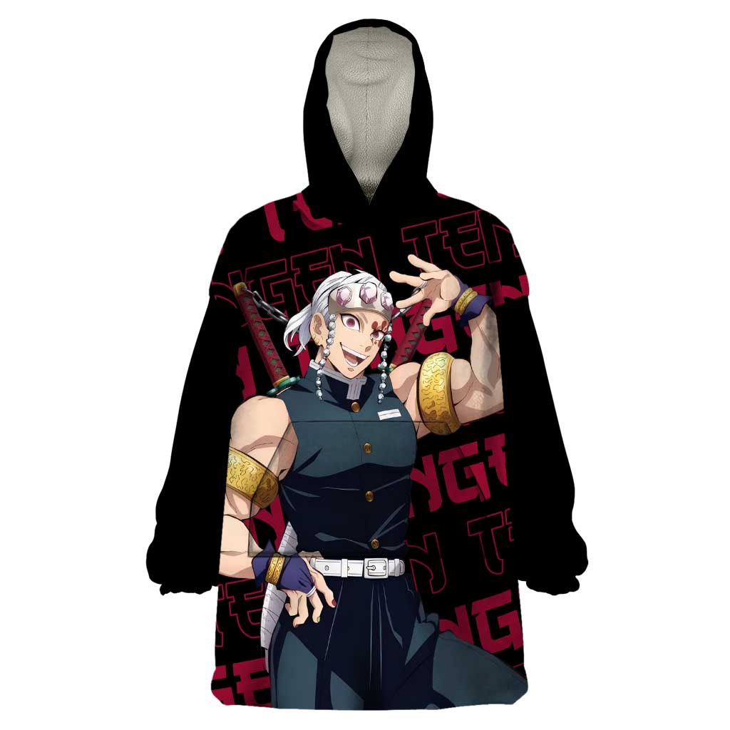 Tengen Uzui - Demon Slayer Wearable Blanket Hoodie Anime Style