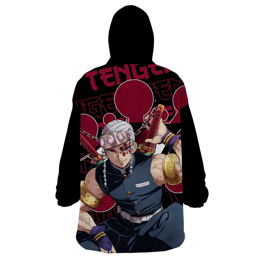 Tengen Uzui - Demon Slayer Wearable Blanket Hoodie Anime Style