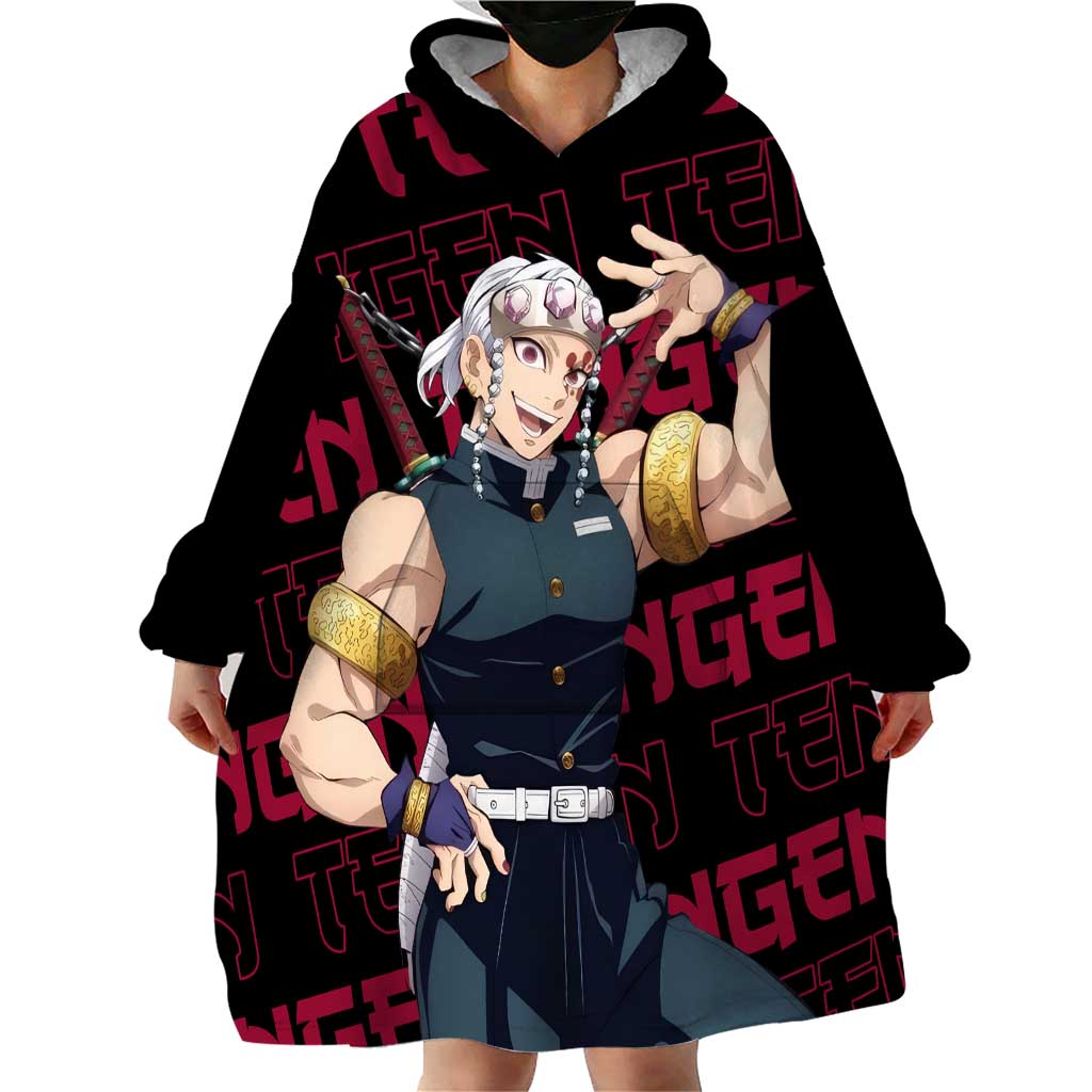 Tengen Uzui - Demon Slayer Wearable Blanket Hoodie Anime Style