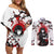 Muichiro Tokito - Demon Slayer Couples Matching Off Shoulder Short Dress and Long Sleeve Button Shirt Anime Japan Style