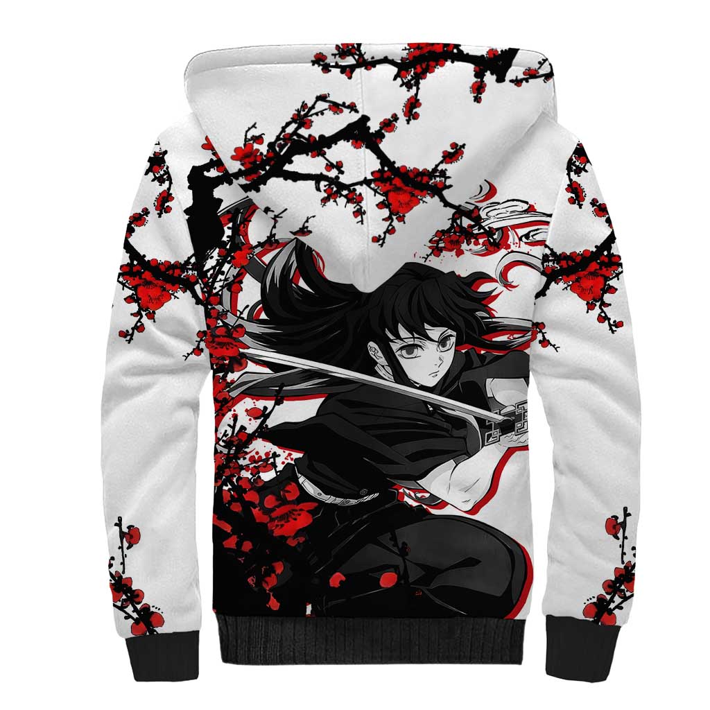 Muichiro Tokito - Demon Slayer Sherpa Hoodie Anime Japan Style