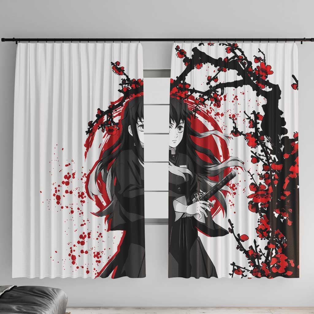 Muichiro Tokito - Demon Slayer Window Curtain Anime Japan Style