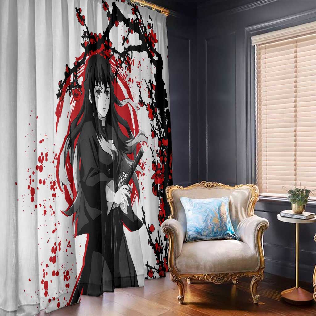 Muichiro Tokito - Demon Slayer Window Curtain Anime Japan Style