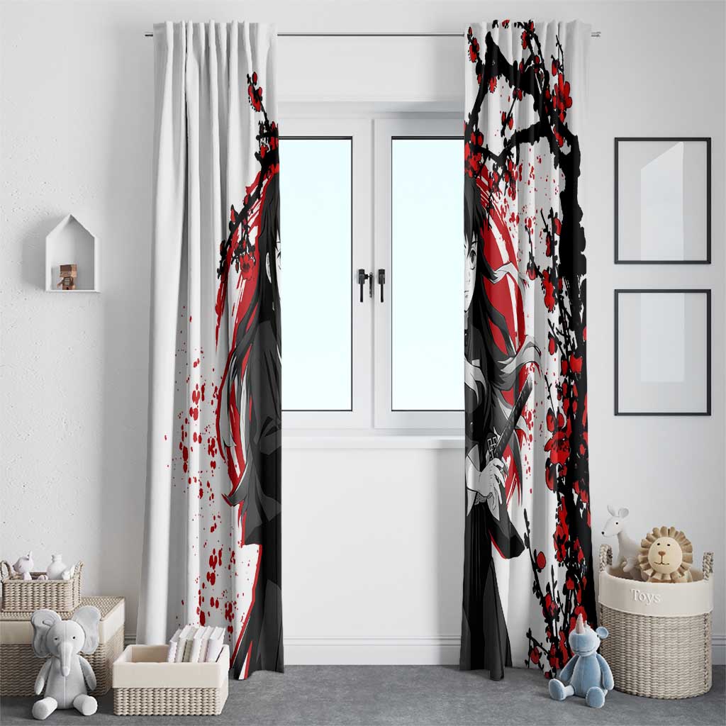 Muichiro Tokito - Demon Slayer Window Curtain Anime Japan Style