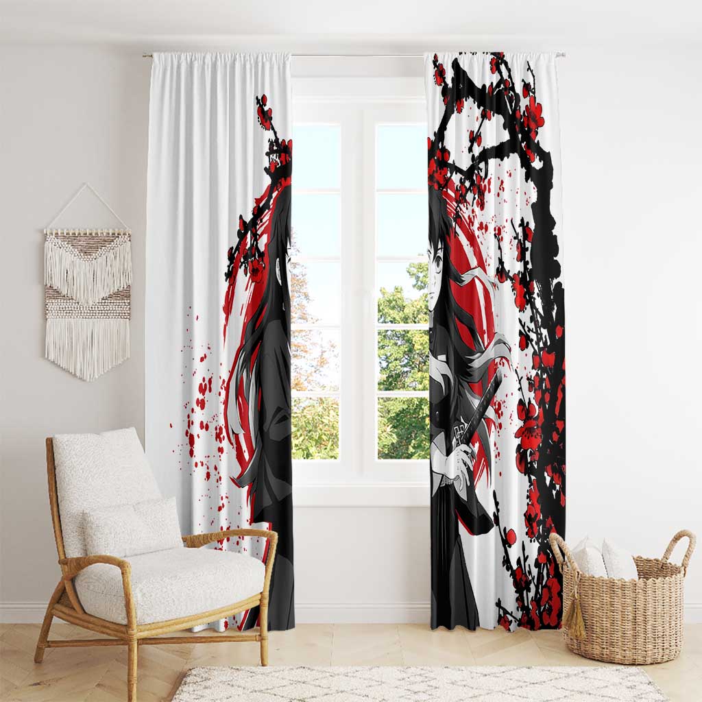 Muichiro Tokito - Demon Slayer Window Curtain Anime Japan Style
