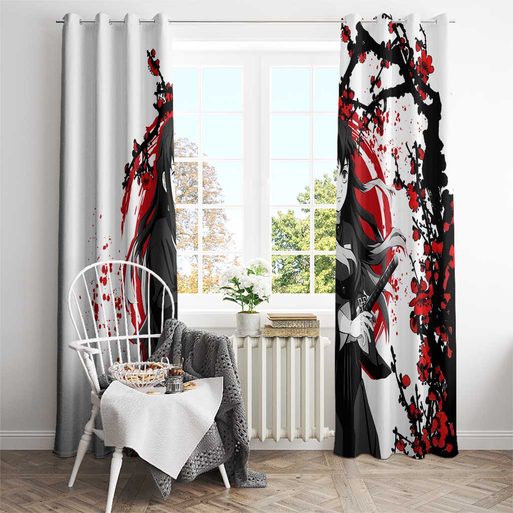 Muichiro Tokito - Demon Slayer Window Curtain Anime Japan Style
