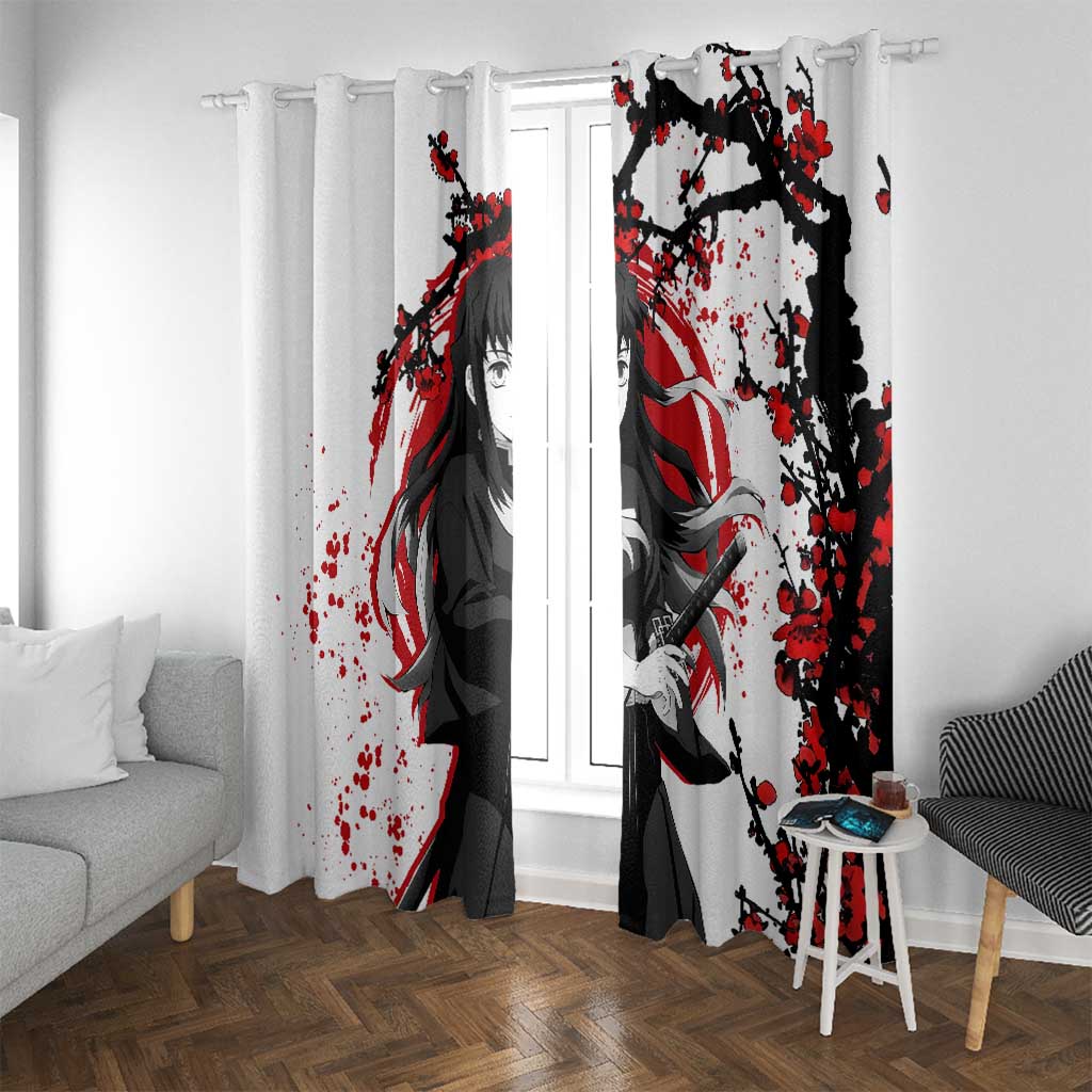 Muichiro Tokito - Demon Slayer Window Curtain Anime Japan Style