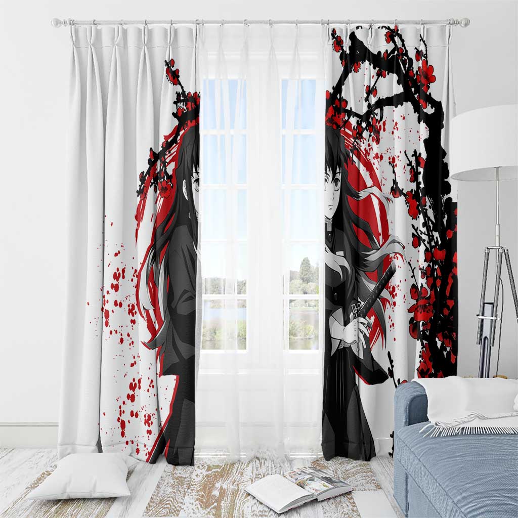Muichiro Tokito - Demon Slayer Window Curtain Anime Japan Style