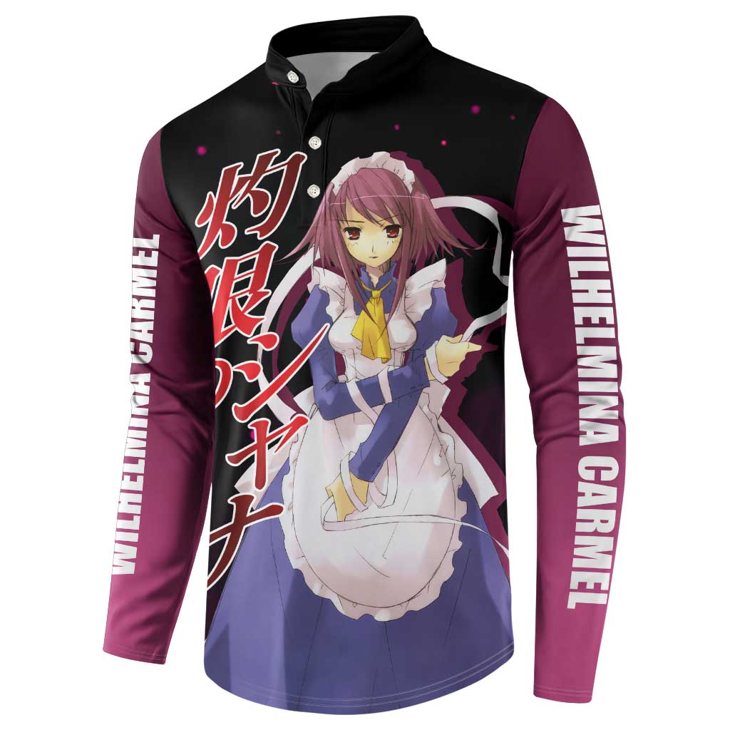 Wilhelmina Carmel - Shakugan no Shana Button Sweatshirt Anime Style