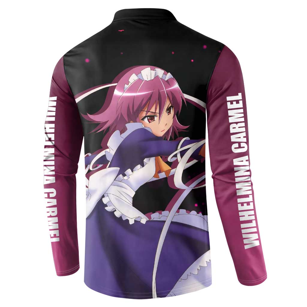 Wilhelmina Carmel - Shakugan no Shana Button Sweatshirt Anime Style