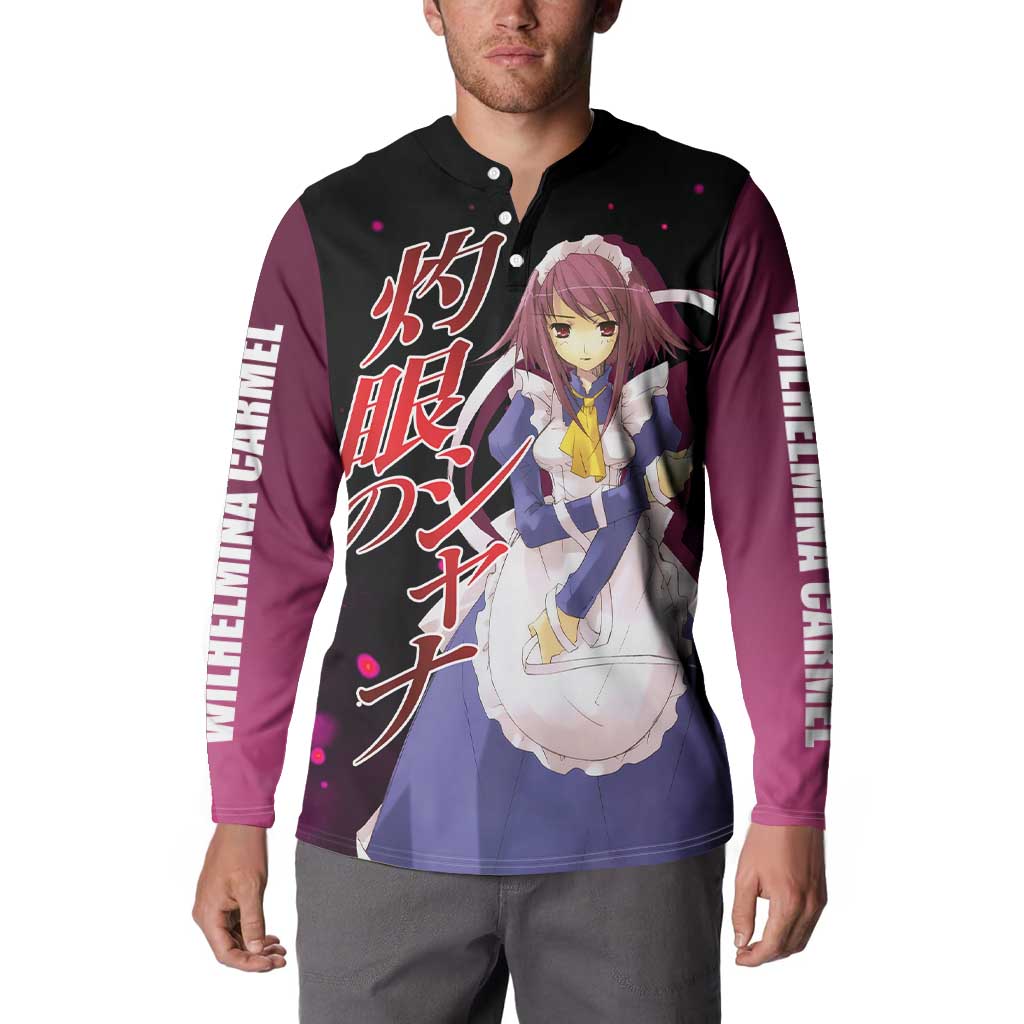 Wilhelmina Carmel - Shakugan no Shana Button Sweatshirt Anime Style
