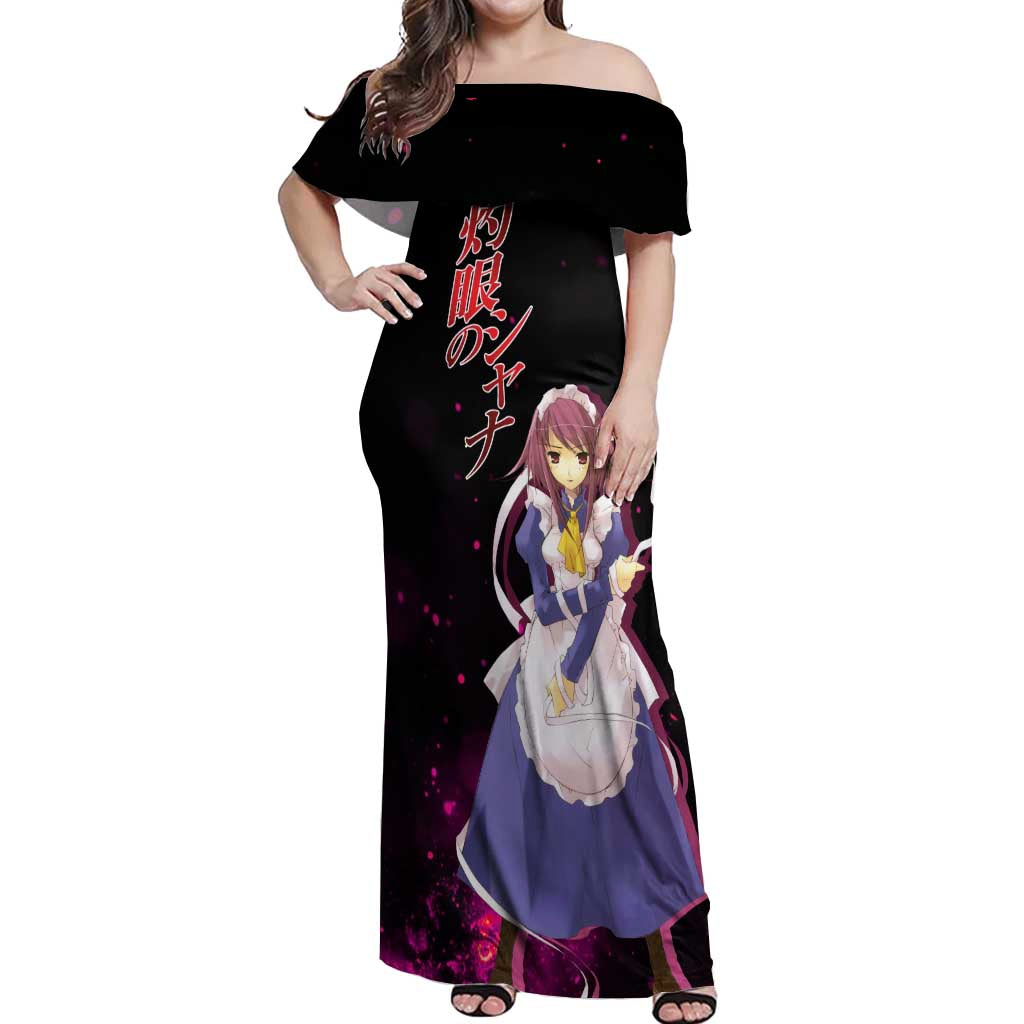 Wilhelmina Carmel - Shakugan no Shana Off Shoulder Maxi Dress Anime Style
