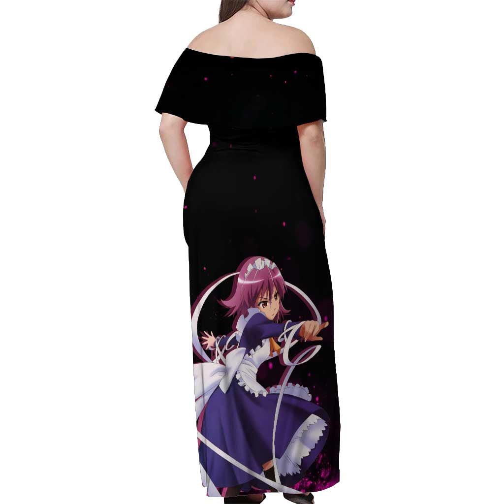 Wilhelmina Carmel - Shakugan no Shana Off Shoulder Maxi Dress Anime Style