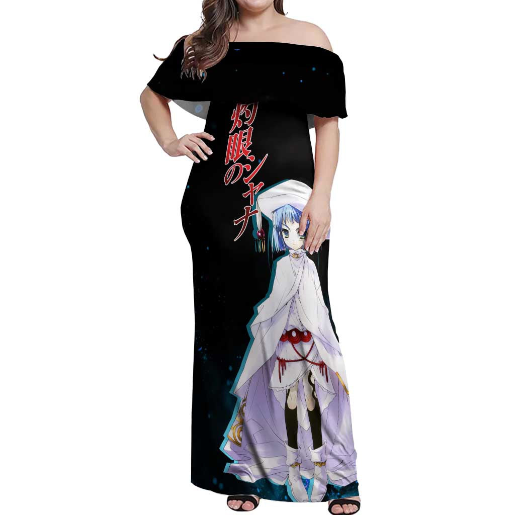 Hecate - Shakugan no Shana Off Shoulder Maxi Dress Anime Style