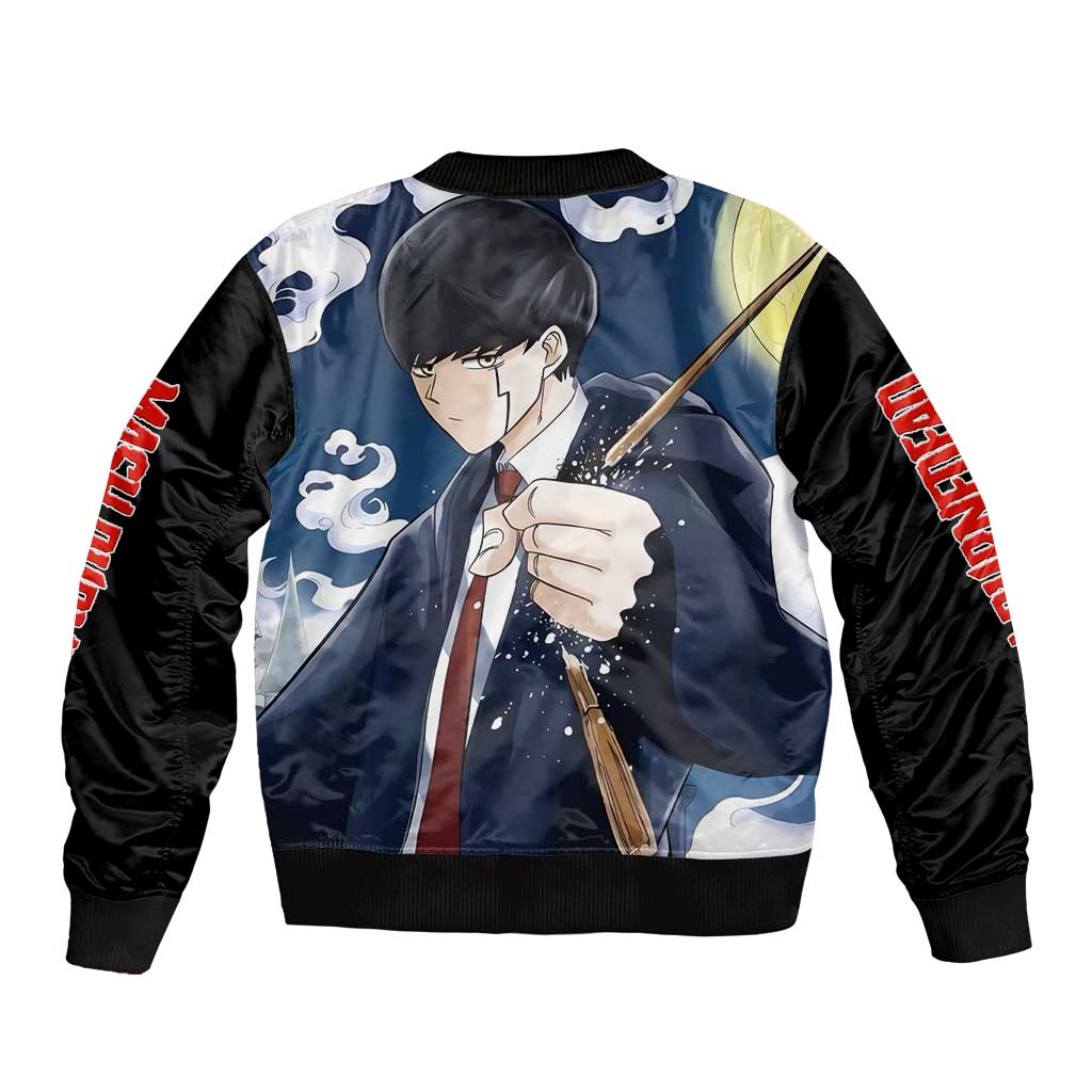 Mash Burnedead - Magic And Muscles Bomber Jacket Anime Style