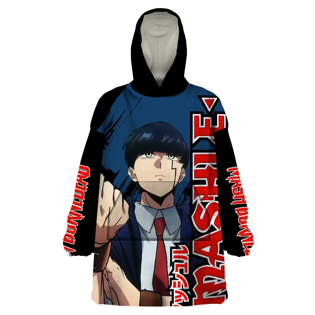 Mash Burnedead - Magic And Muscles Wearable Blanket Hoodie Anime Style