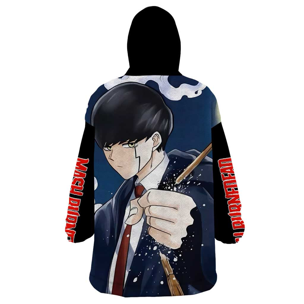Mash Burnedead - Magic And Muscles Wearable Blanket Hoodie Anime Style