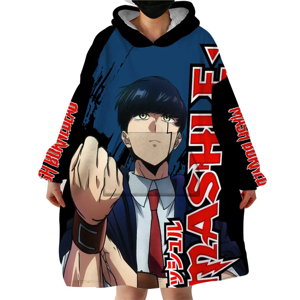 Mash Burnedead - Magic And Muscles Wearable Blanket Hoodie Anime Style