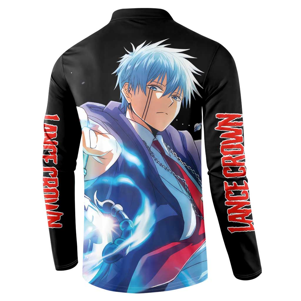 Lance Crown - Magic And Muscles Button Sweatshirt Anime Style